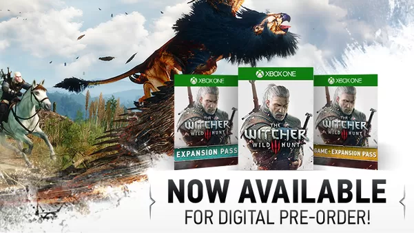 witcher 3 wild hunt xbox preorder