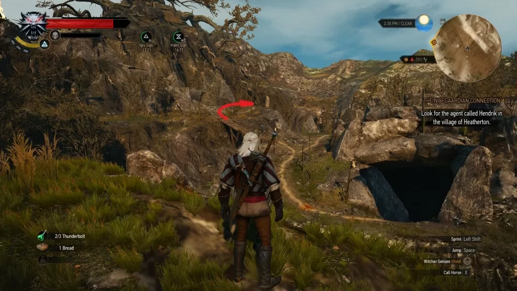 TW3 Wild Hunt No Mans Land Place of Power