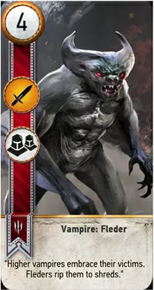 Vampire: Fleder card