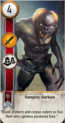 Vampire: Garkain card