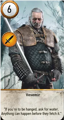 Vesemir card