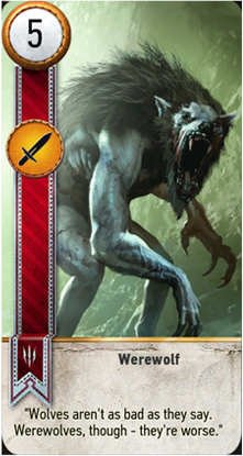 Werewolf card
