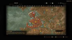 Witcher 3 Northern Novigrad Place of Power Map
