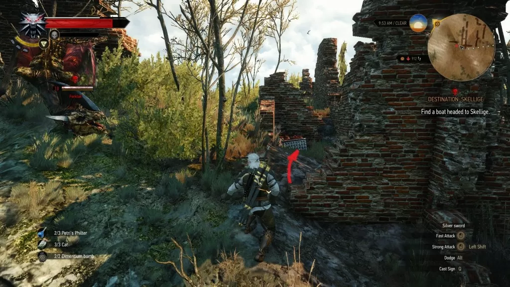 Witcher 3 Enhanced Griffin Boots Location