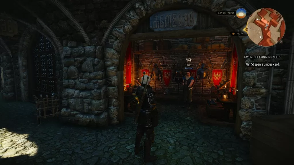 Witcher 3 Hierarch Square Armorer Location