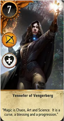 Yennefer of Vengerberg card