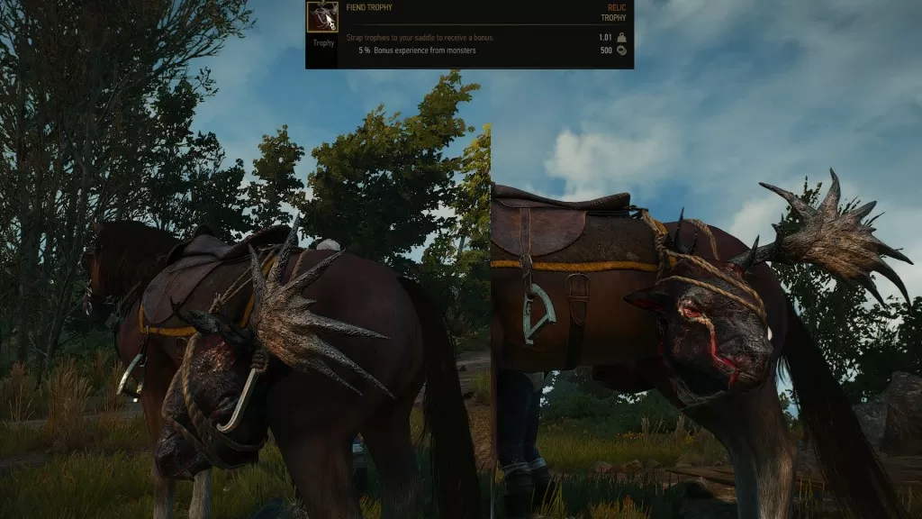 fiend monster trophy witcher 3