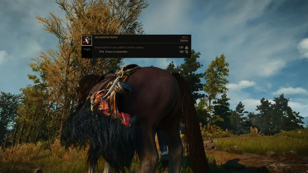 griffin archgriffin monster trophy witcher 3