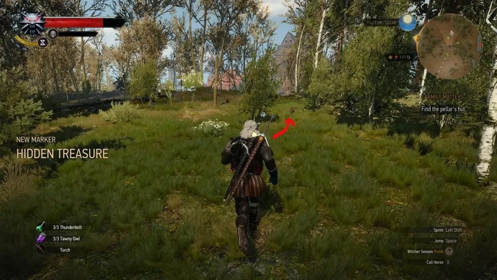 witcher 3 lost goods treasure hunt 1