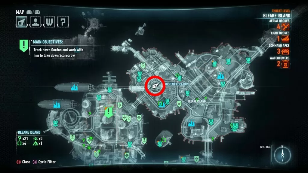 Batman Arkham Knight Riddler Victim Bleake Island