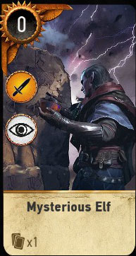 Witcher 3 Avallach Balad Heroes Gwent Card
