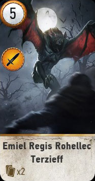 Witcher 3 Emiel Ballad Heroes Gwent Card