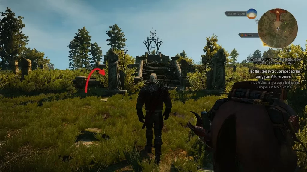 Witcher 3 Mastercrafted Wolf Armor Diagram Location