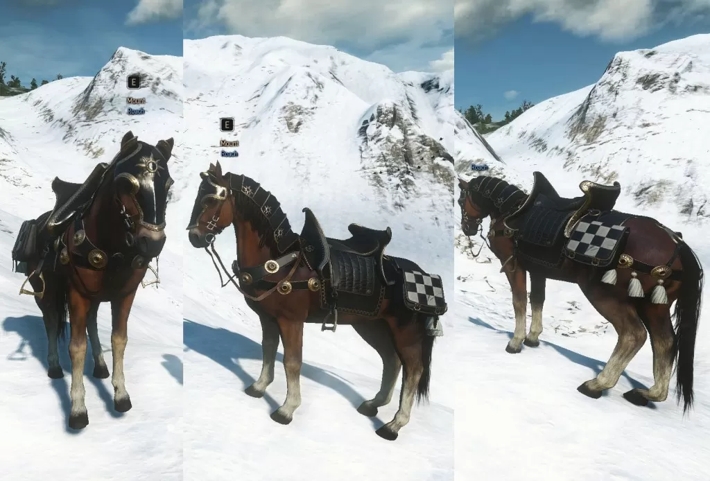 Witcher 3 Nilfgaardian Horse Equipment