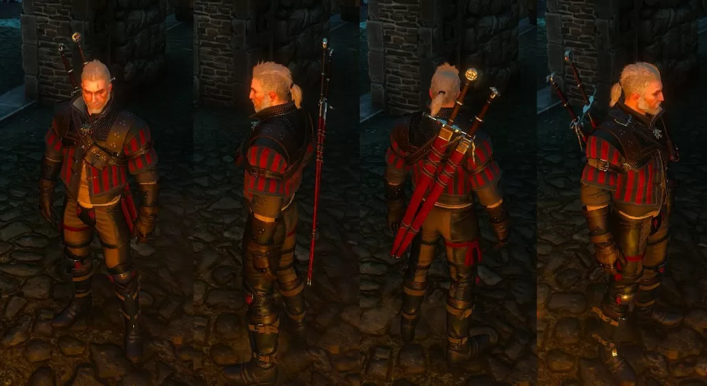 Witcher 3 Superior Wolven School Gear Look