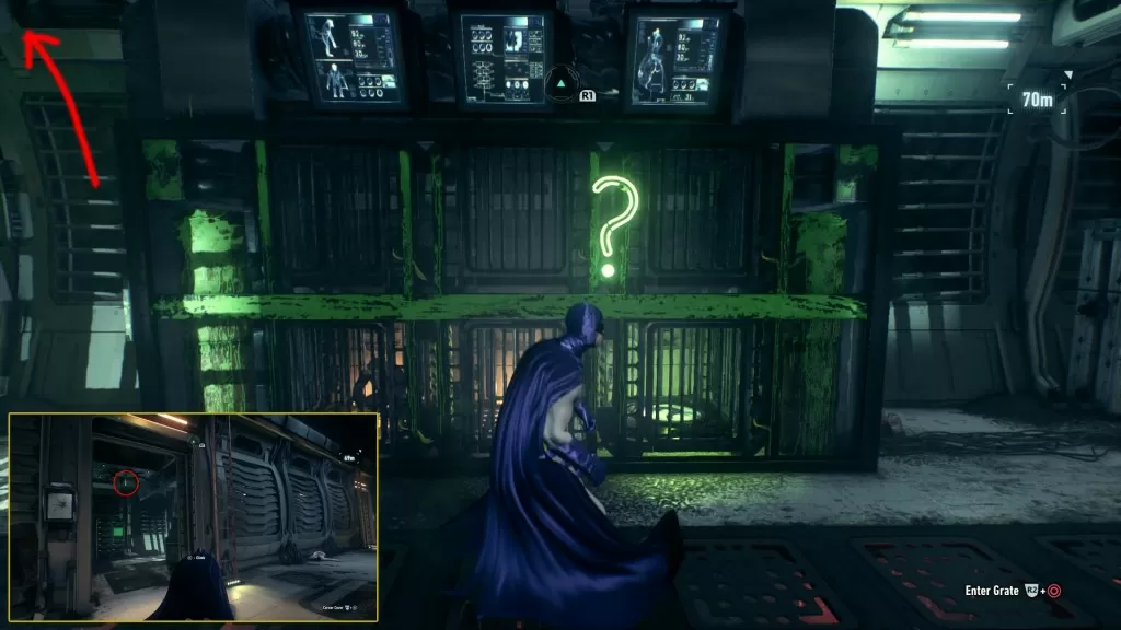 arkham knight riddler trophy airship alfa