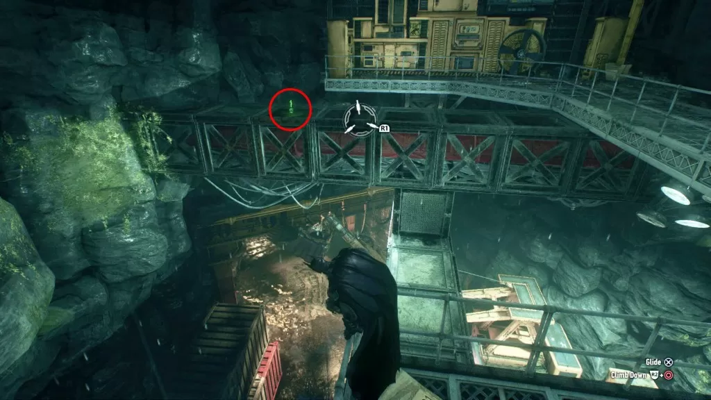 arkham knight subway tunnel riddler trophy