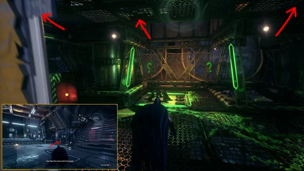 batman arkham knight riddler trophy location airship