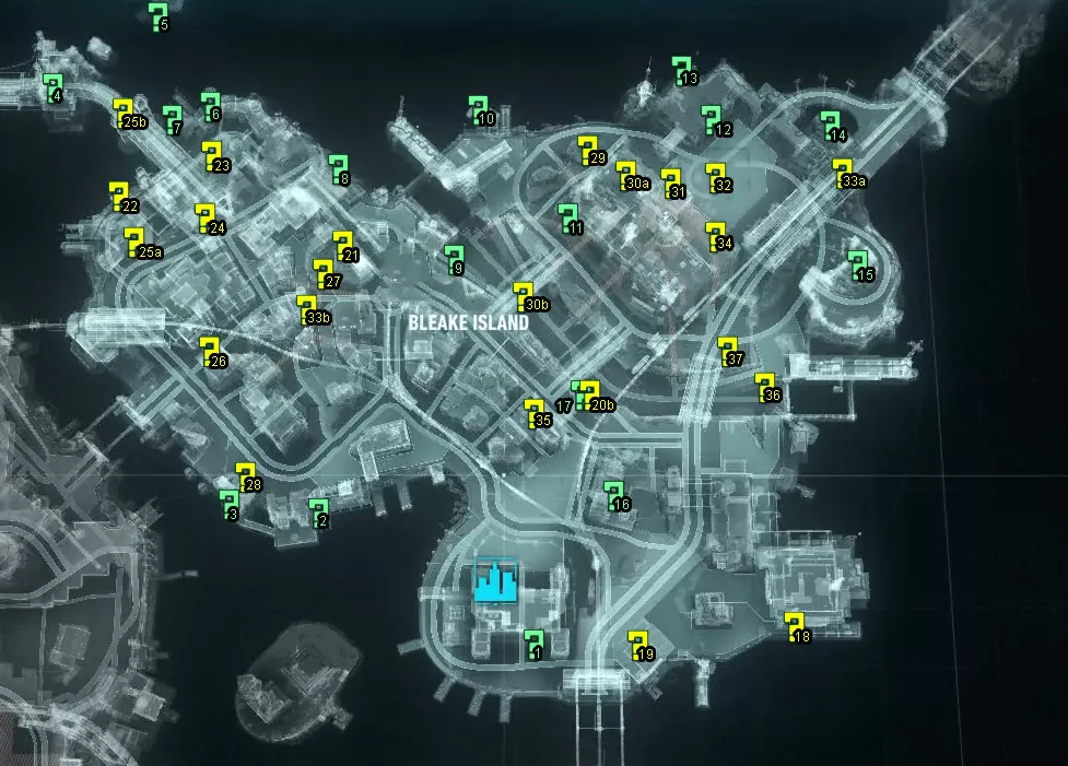 bleake island riddler trophy locations