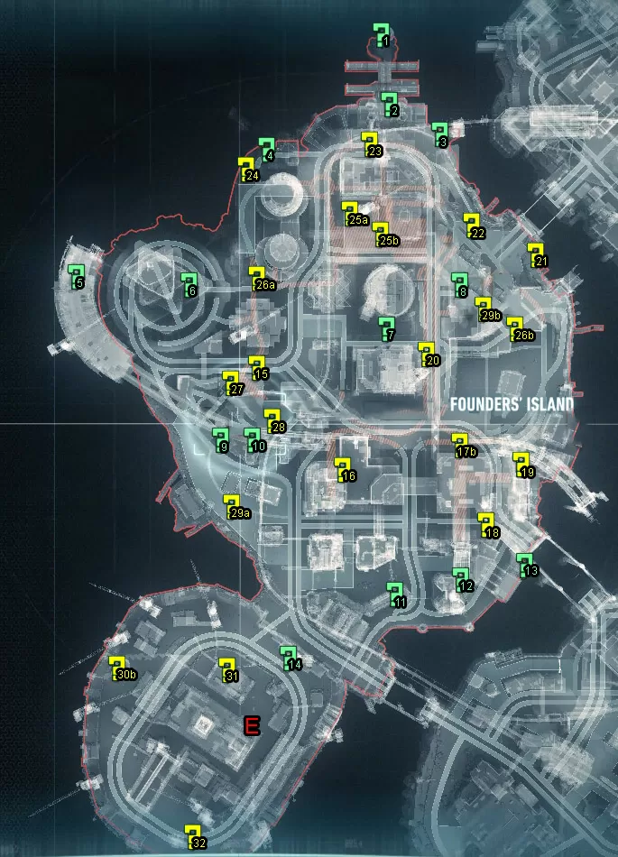 founders island riddler trophy locations