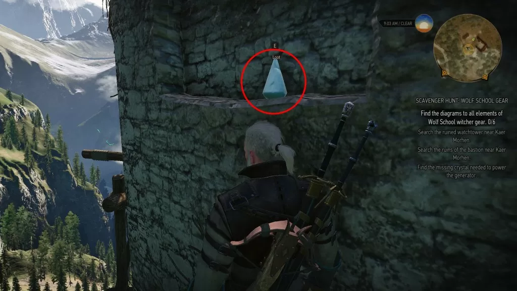 witcher 3 wolven armor location