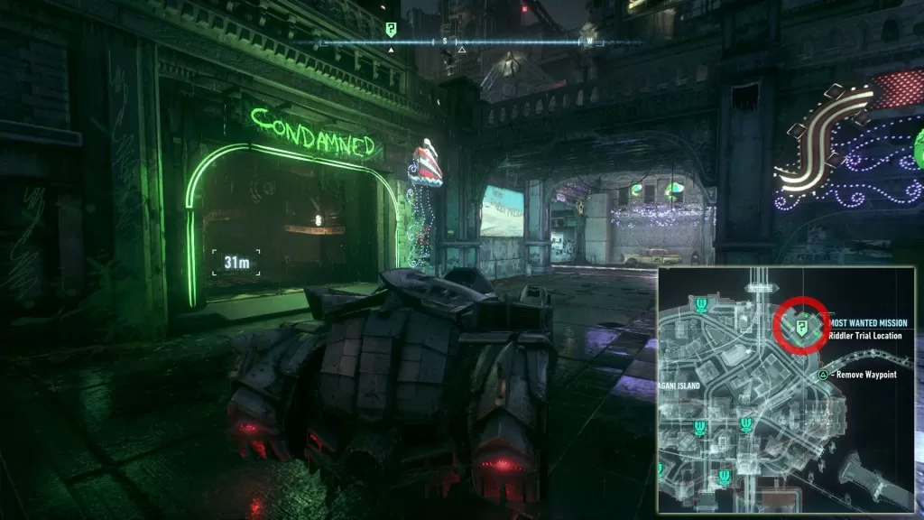 Batman Arkham Knight Condamned Riddler's Revenge