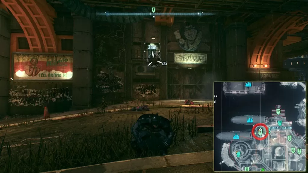 Batman Arkham Knight Gunrunner Fishmarket Grinning Fishmonger