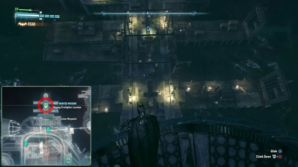 Batman Arkham Knight Missing Firefighter Founders' Island