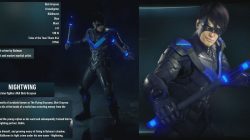 Batman Arkham Knight Nightwing Info and Bios