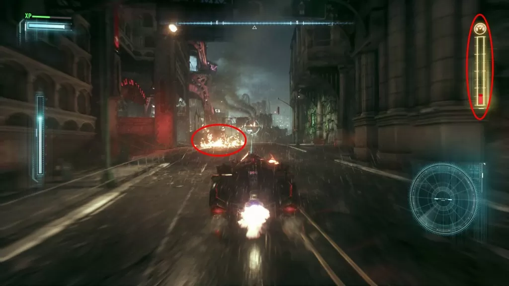 arkham knight gotham on fire firefly