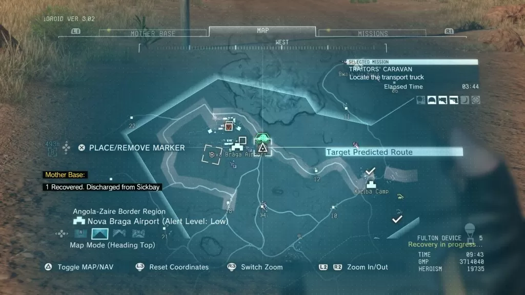 MGS The Phantom Pain Traitors' Caravan