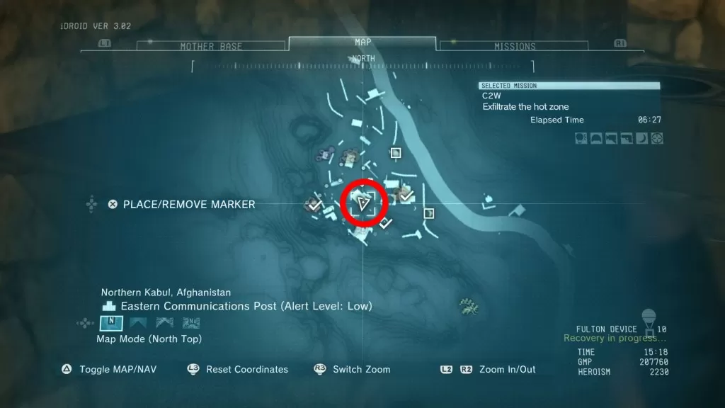 glamour model poster location mgsv