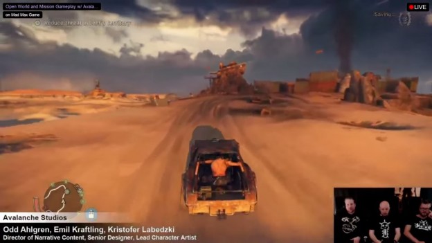mad max gameplay footage one hour