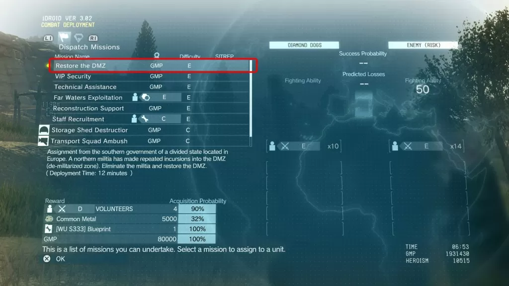 mgs5 phantom pain wu s333 blueprint location