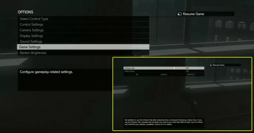 mgsv how to enable chicken hat