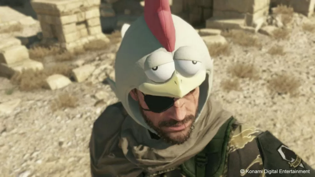 mgsv phantom pain chicken hat