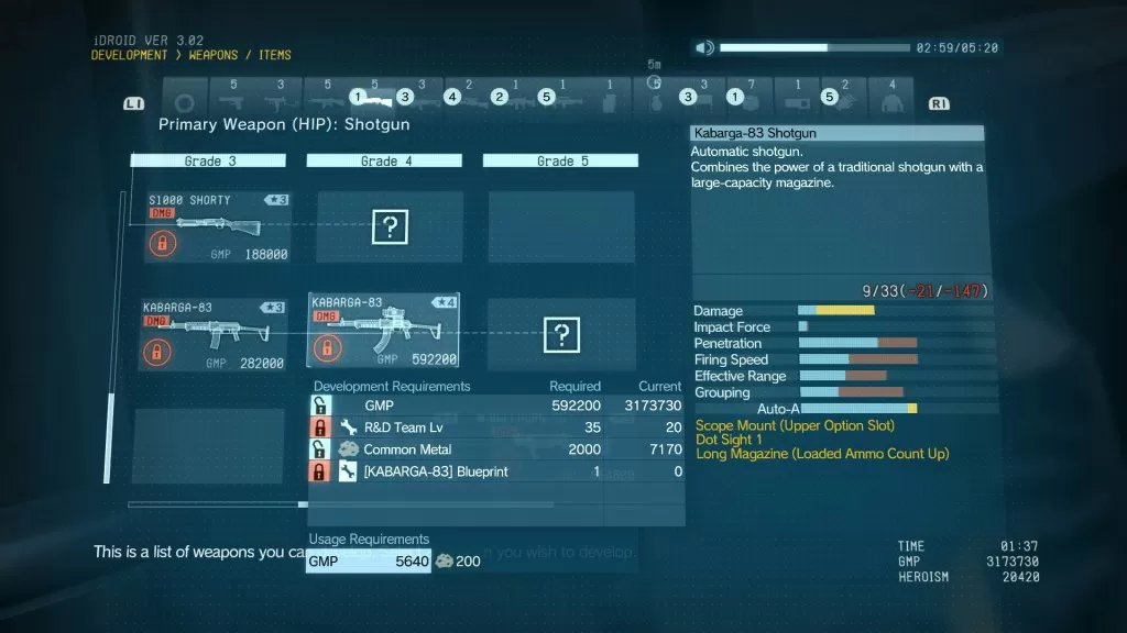 mgsv weapons kabarga-83