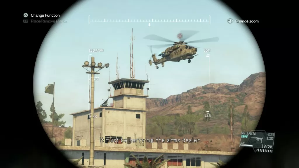 MGS 5 The Phantom Pain Gunship Blueprint