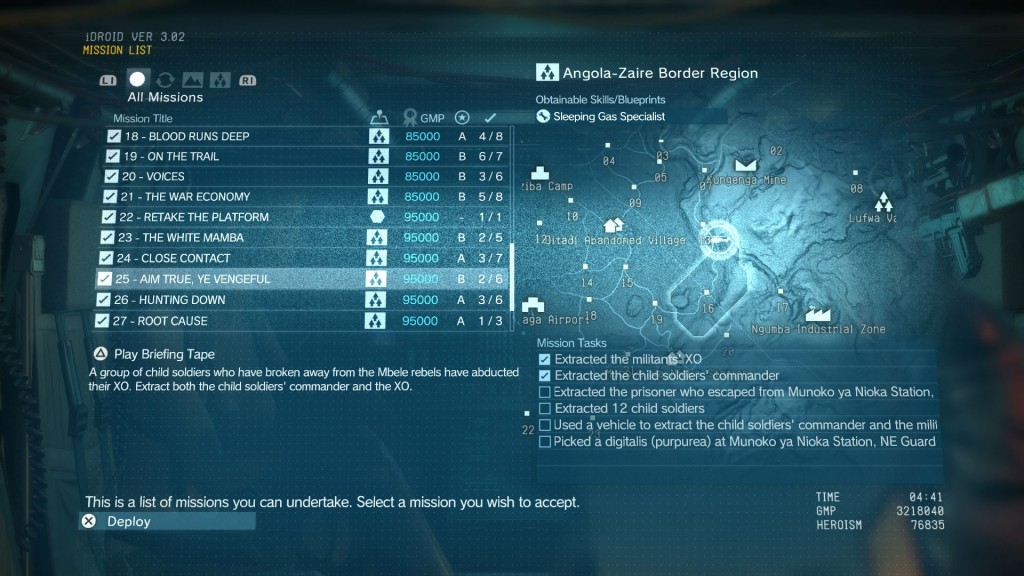 Metal Gear Solid 5 TPP Aim True Ye Vengeful Mission Walkthrough