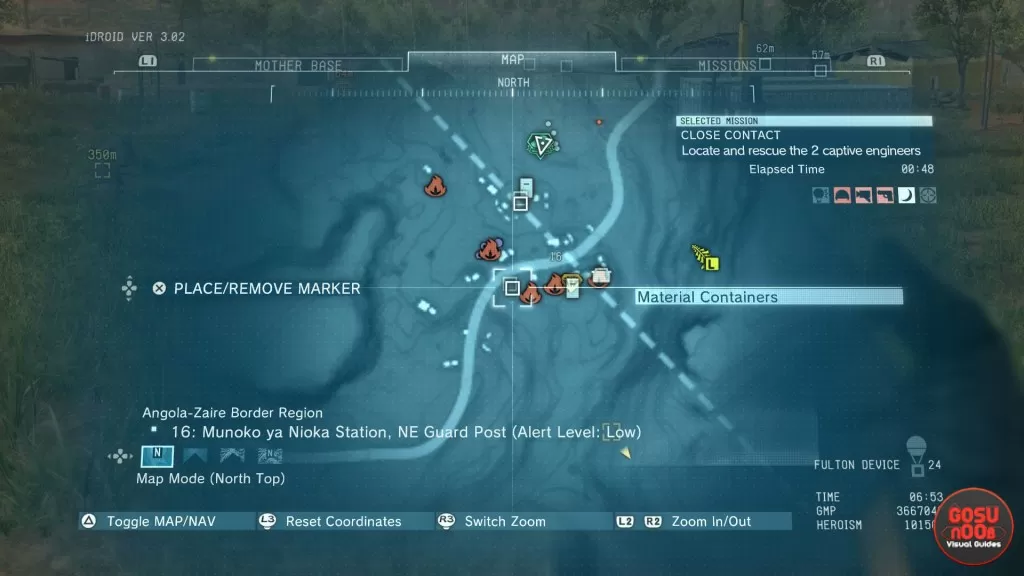 Metal Gear Solid 5 TPP Close Contact Walkthrough