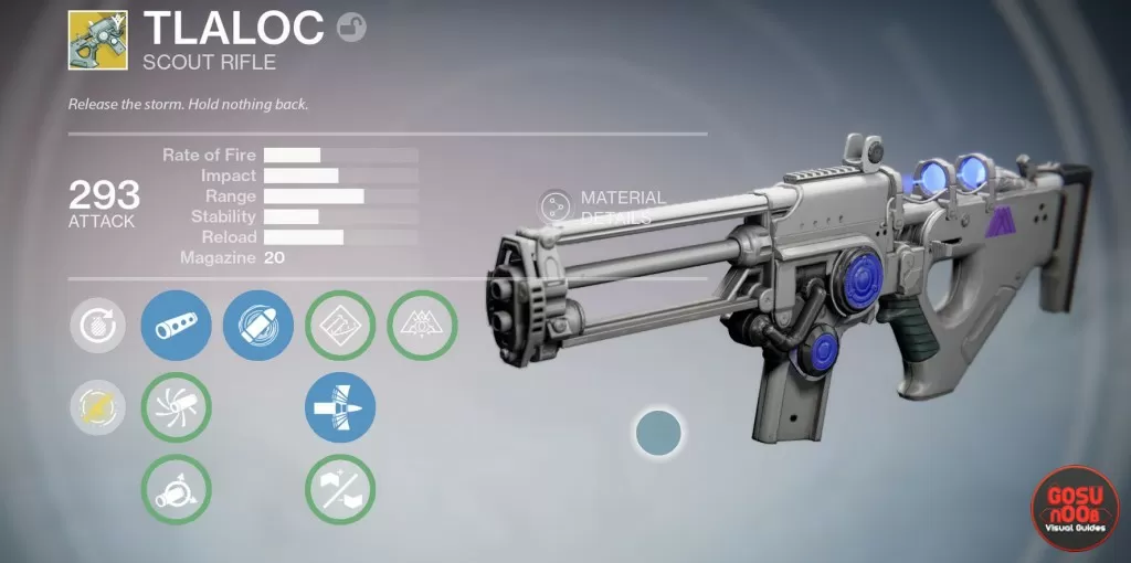 destiny Tlaloc exotic Scout Rifle