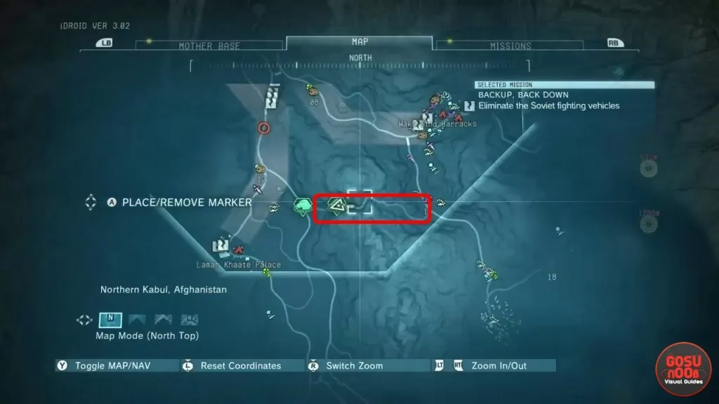 mgs5 extracted six prisoners backup back down