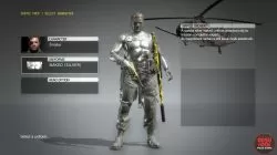 mgs5 naked silver uniform snake