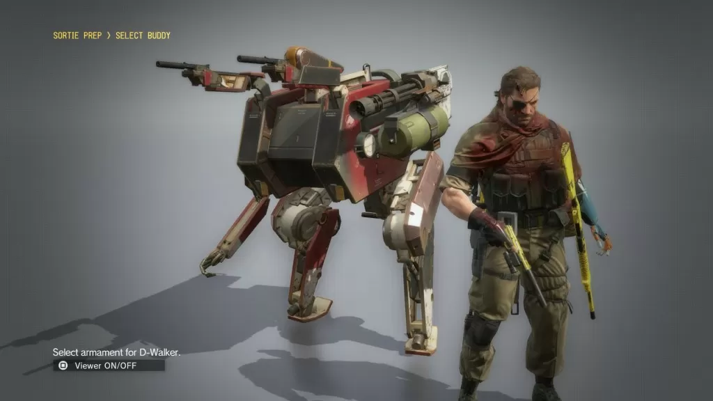 mgsv d-walker buddy guide