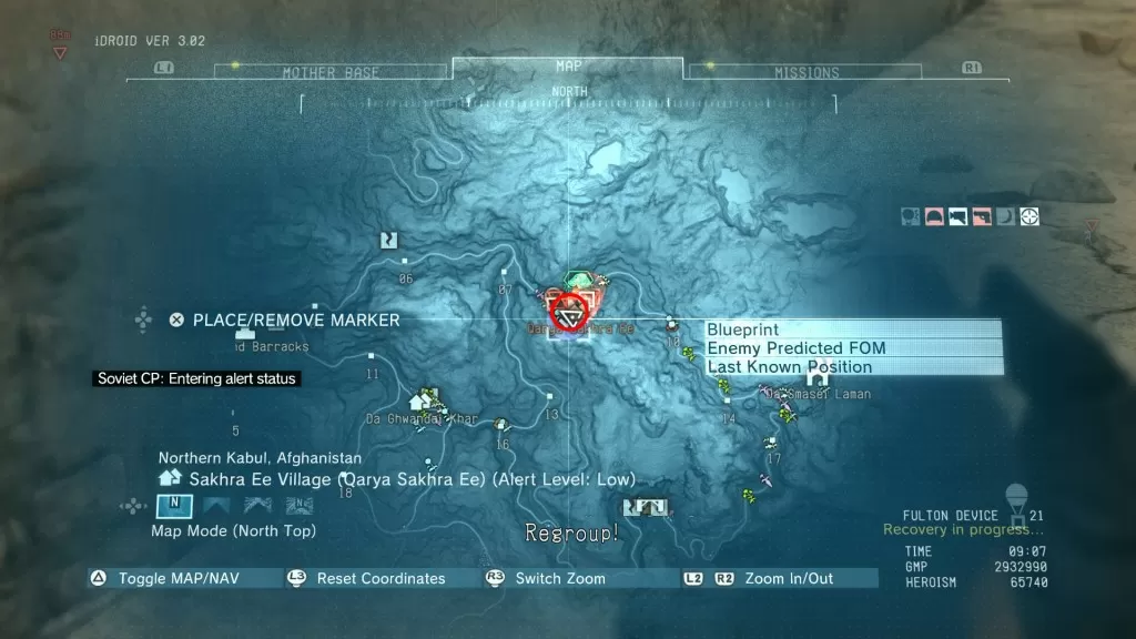 mgsv where to find ir sensor blueprint