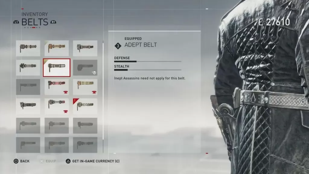 ac syndicate adept belt