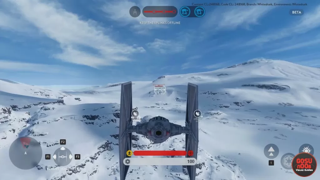 battlefront tie fighter dogfight