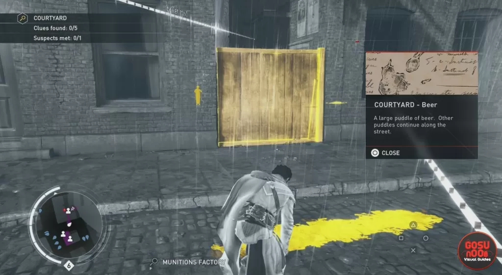 courtyard beer Dreadful Crimes AC Syndicate