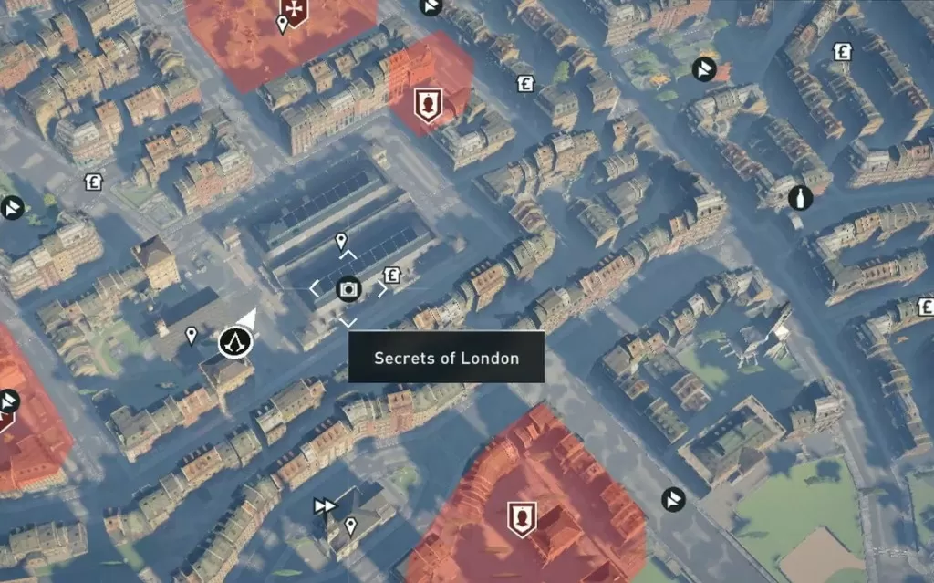 secret 16 map location zoomed