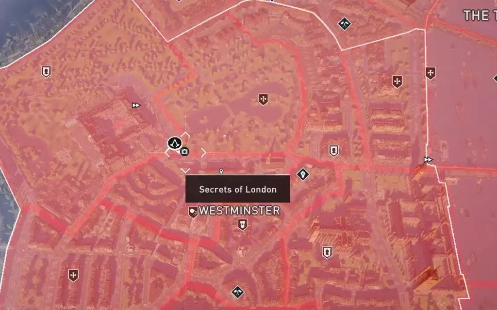 secret 4 westminster map